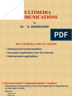Multimedia Communications Overview