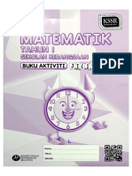 Buku Aktiviti Matematik Tahun 1 (Jilid 2) KSSR Semakan - LJ