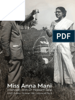Miss Anna Mani: Interview With DR Hessam Taba