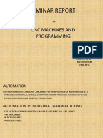 Seminar Report: CNC Machines and Programming
