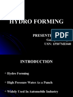 Hydro Forming: Presented by