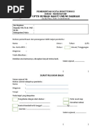 Surat Pengantar Pemeriksaan Rontgen | PDF