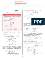 (Exercises and Problems) Convergence of Fourier Series