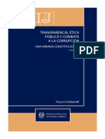 Corrupción, Transparencia, Ética Pública y Combate A La - Carbonell, M. - 2009
