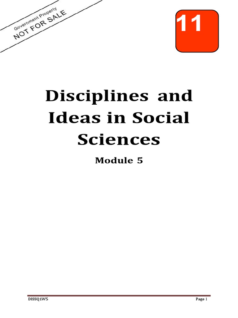 Disciplines and Ideas in Social Sciences: Dissq1W5 | PDF | Émile ...