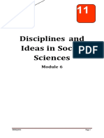 Disciplines and Ideas in Social Sciences: Dissq1W6