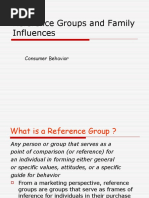 Consumer Behavior 10 Reference Groups