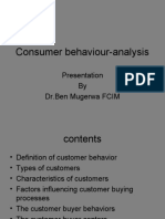 Consumer Behaviour Analysis