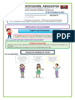 ACTIV VIERNES 19 NOV  - TUTORÍA