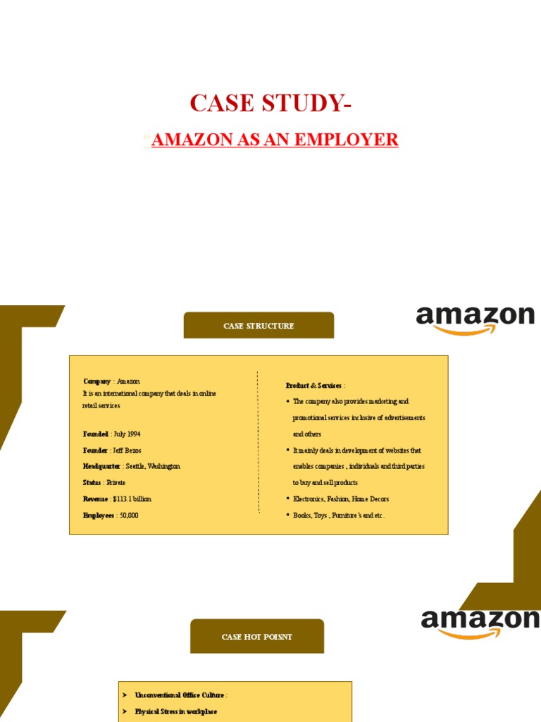 Amazon's Employment Challenges and Culture | PDF | Employment | Leadership