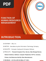 HR Functions of DELL