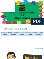 K3 Mathematics (Online Class)