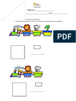 Ficha Subtização - Comboio Dos Numeros