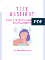 Escala de Detección Precoz Del Gaslighting: Lic. María de Cicco