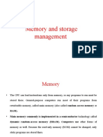 Memory & Stroage Management