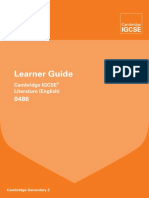 163029 Learner Guide for Cambridge Igcse Literature English 0486