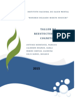 TALLER DE REESTR COGNIT FINAL 19 Junio 2016