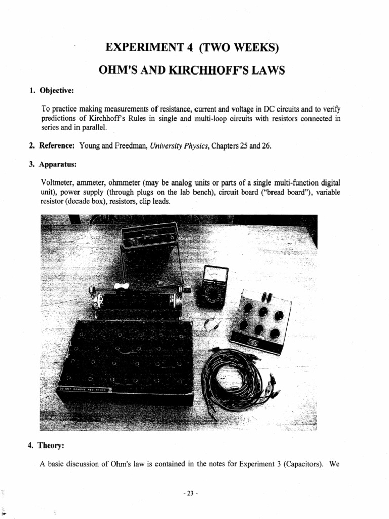 Physics 2200 Lab 04 DC Circuits | PDF | Series And Parallel Circuits ...