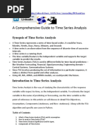 A Comprehensive Guide To Time Series Analysis