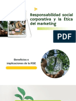 Responsabilidad Social Corporativa y La Ética Del Marketing