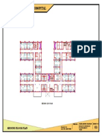 100 Bedded General Hospital: Second Floor Plan
