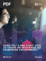 Using Itil 4 and Cobit 2019 To Create An Integrated I&T Framework Environment