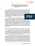 Desafío Sanitario Cómo Promover La Salud Mental en El Perú Una Reflexión Teórica y Práctica