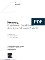 Kenmore Manual Portable A/c