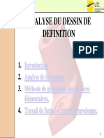 ANALYSE D4UN DESSIN  DEFINITION