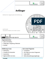 Javakurs Für Anfänger