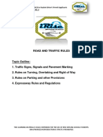 Subject 2-Road and Traffic Rules