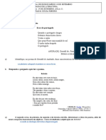 Aula 11. Atividades Sobre o Modernismo