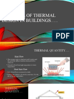 Principal of Thermal Design in Buildings