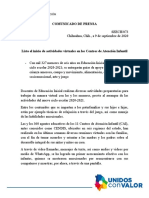 -Listo el inicio de actividades virtuales en los Centros de Atención Infantil