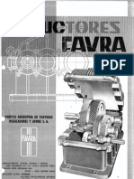 Catálogo FAVRA de Reductores de Velocidad a Engranajes