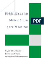 Didactica de Las as Para Maestros