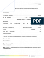 Constancia de Aceptación Estudiante en Práctica 2018-2