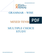 Pdfcoffee.com Mixed Tenses Multiple Choice PDF Free