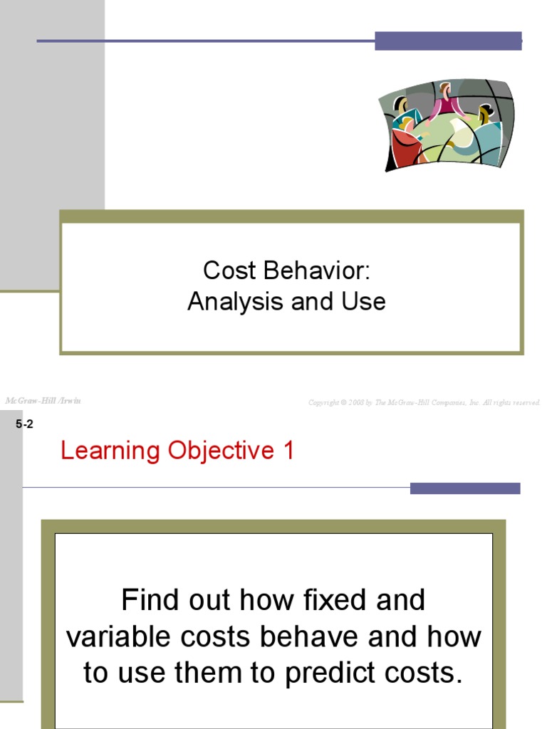 Cost Behavior Analysis and Use McgrawHill /irwin PDF Regression