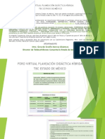 Foro Virtual Planeación Didáctica Híbrida 21 Julio 2021