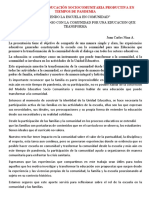 El Valor de La Educación Sociocomunitaria Productiva en Tiempos de Pandemia