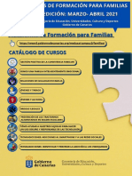 Cartel Oferta Formativa Online Familias Marzo Abril 2021
