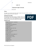 LAB # 13 Graph and Graph Traversals: Object Theory