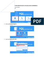 Procedimiento de Descarga de Data Con Aplicativo Nxperience