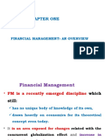 Chapter One: Financial Management: An Overview