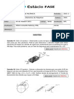 AV - 1 - Elementos de Máquinas - 2021 - 02