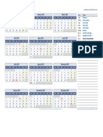 Calendario 2021 Peru
