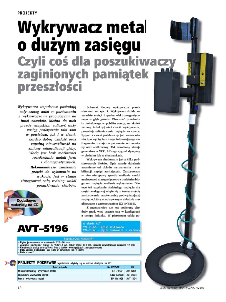 Qdoc - Tips Detector de Metais Pi Polones Avt5196 | PDF