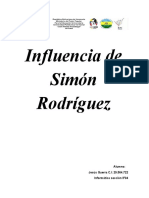 Influencia de Simón Rodríguez