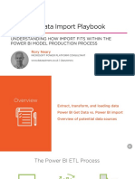 Understanding How Import Fits Within The Power Bi Model Production Process Slides